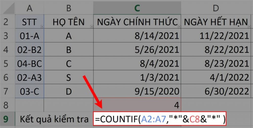 Tại sao ký tự đại diện Excel không hoạt động với các số trong công thức